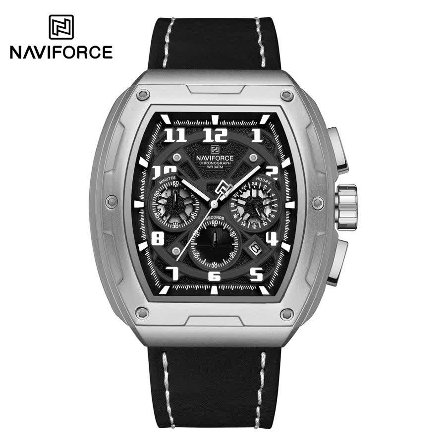 ساعت مچي کرنوگراف مردانه نيوي فورس NAVIFORCE مدل Nf8053 موتور ژاپن