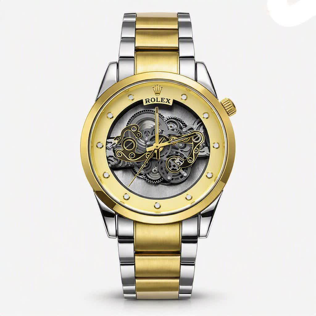 ساعت مچی مردانه رولکس ROLEX پشت و رو نمایان