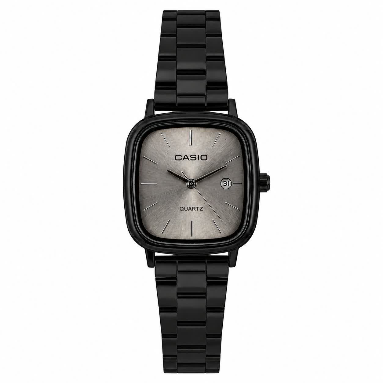ساعت مچی زنانه کاسيو اولدمانی CASIO موتور ژاپن کد p13+ جعبه