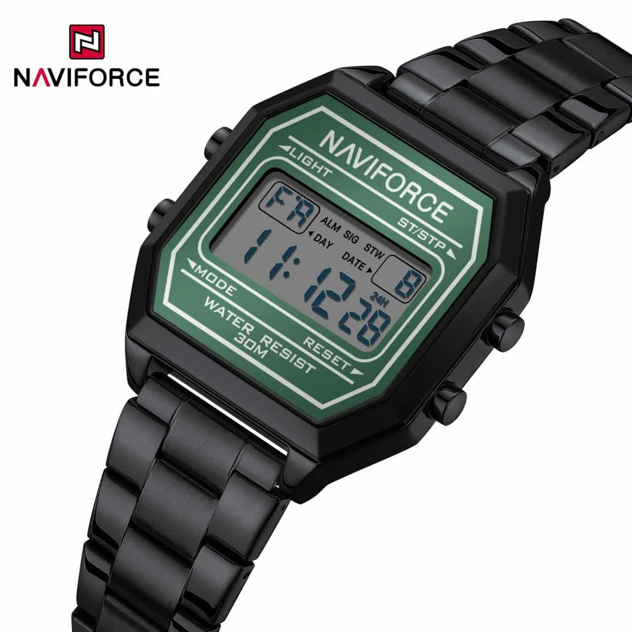 ساعت مچي ديجيتال نيوي فورس NAVIFOFCE مدل Nf5063s مشکي