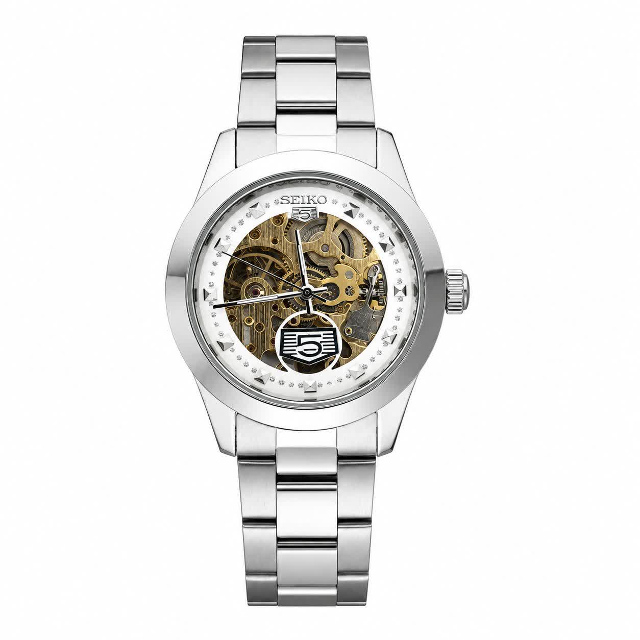 ساعت مچی اتوماتیک مردانه سیکو پنج 5 SEIKO نقره ای
