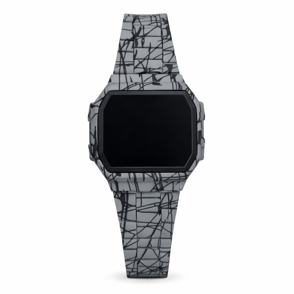 ساعت مچی ديجيتال کاسيو CASIO ژاپن طوسی کد 472+جعبه.
