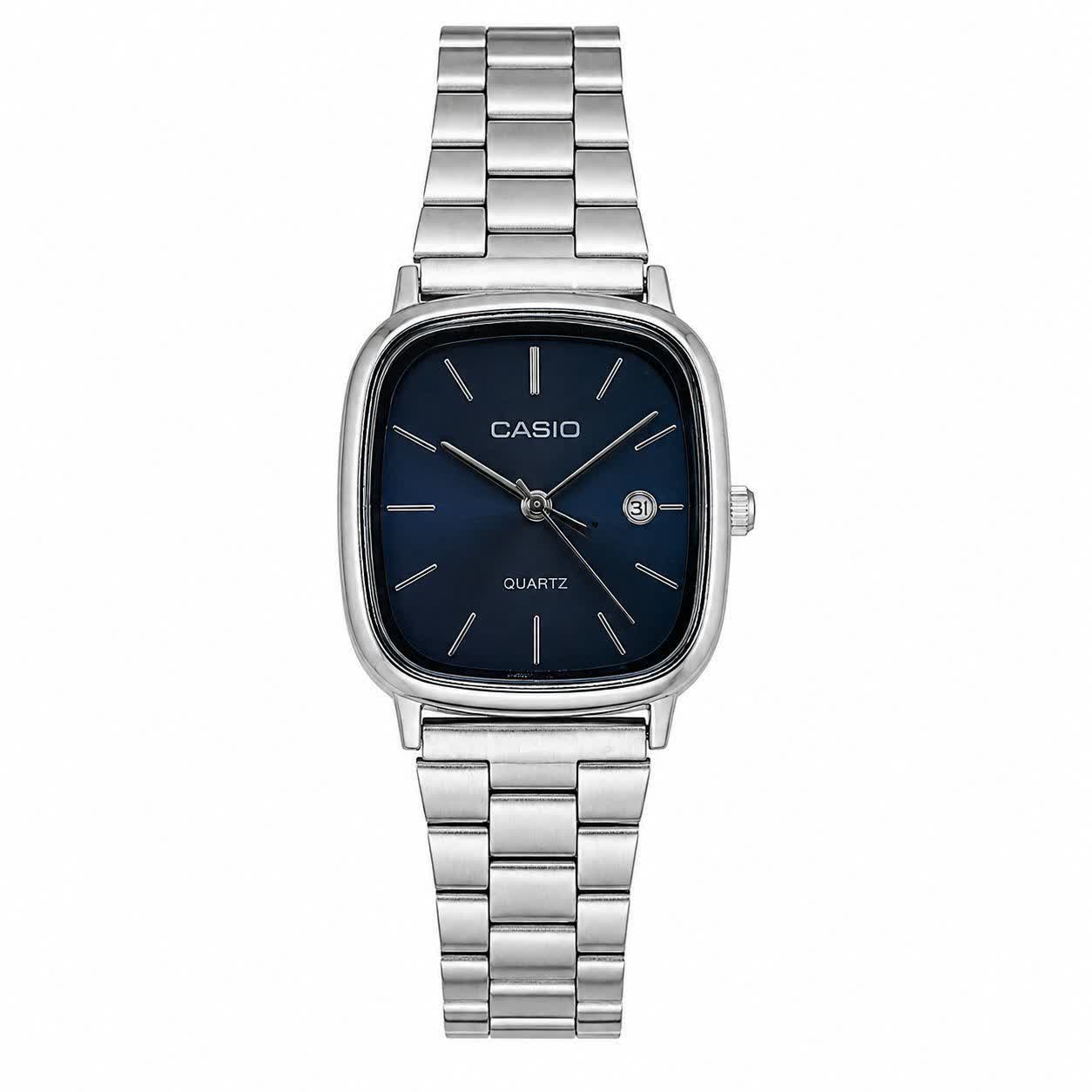ساعت مچی زنانه کاسيو اولدمانی CASIO موتور ژاپن کد p17+ جعبه