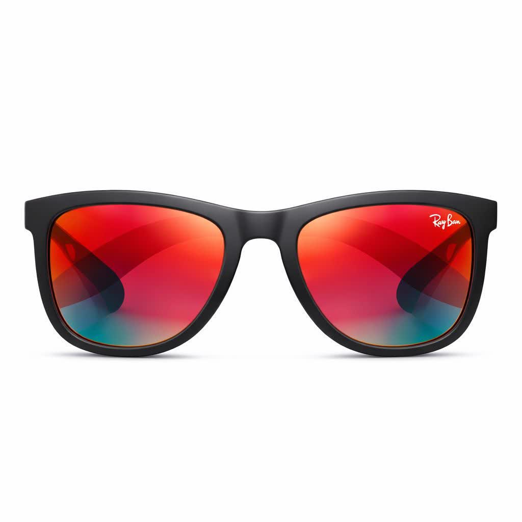 عينک آفتابی مردانه ری بن Rayban ايتاليا استاندارد مدل F26 فراری لنز قرمز